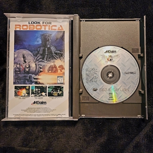 Vintage 1995 Sega Saturn Street Fighter Video Game Complete w/ Book Rated Teen - Picture 11 of 12